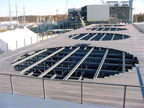 Durabil din fibră de sticlă Non-corozive (FRP) Pultruded componenta profile pentru Turnul de răcire